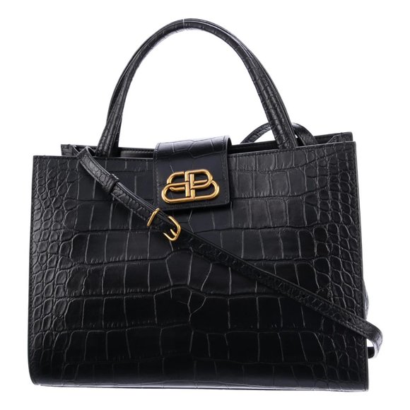 BALENCIAGA Embossed Sharp Tote Bag - Picture 1 of 5